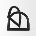 Locke Large Matte Black Metal Decorative Object - Default Title