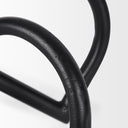 Locke Large Matte Black Metal Decorative Object - Default Title