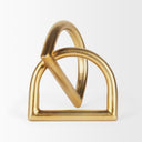 Locke Small Matte Gold Metal Decorative Object - Default Title