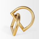 Locke Small Matte Gold Metal Decorative Object - Default Title