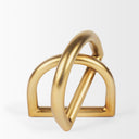 Locke Small Matte Gold Metal Decorative Object - Default Title
