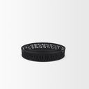 Thea Matte Black Wicker Trays Set of 2 - Default Title