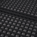 Thea Matte Black Wicker Trays Set of 2 - Default Title