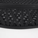 Thea Matte Black Wicker Trays Set of 2 - Default Title