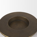 Vivian Gold Metal and Glass Hurricane Candle Holder Set of 2 - Default Title