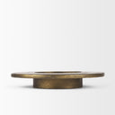 Vivian Gold Metal and Glass Hurricane Candle Holder Set of 2 - Default Title