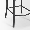 Etienne Light Brown Wood w Iron Metal Counter Stool - Default Title