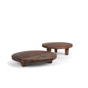 Iza Medium Brown Wooden Riser Set of 2 - Default Title