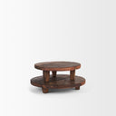 Iza Medium Brown Wooden Riser Set of 2 - Default Title