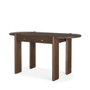 Sohan Dark Brown Elm Wood Oblong Desk - Default Title