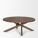 Solana Medium Brown Wood Coffee Table - Default Title