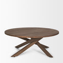 Solana Medium Brown Wood Coffee Table - Default Title