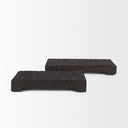 Shira Reclaimed Dark Brown Wooden Riser Set of 2 - Default Title