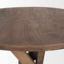Solana Medium Brown Wood Foyer Table - Default Title