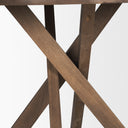 Solana Medium Brown Wood Foyer Table - Default Title