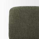 Nora Forest Green Fabric w Matte Black Metal Legs Accent Chair - Default Title