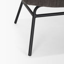 Nora Charcoal Fabric w Matte Black Metal Legs Accent Chair - Default Title