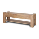 Beth Light Brown Wood Media Console - Default Title