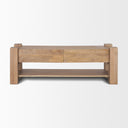 Beth Light Brown Wood Media Console - Default Title