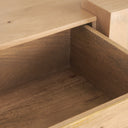 Beth Light Brown Wood Media Console - Default Title