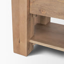 Beth Light Brown Wood Media Console - Default Title