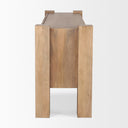 Beth Light Brown Wood w 3 Doors Sideboard - Default Title