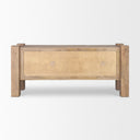 Beth Light Brown Wood w 3 Doors Sideboard - Default Title