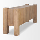 Beth Light Brown Wood w 3 Doors Sideboard - Default Title