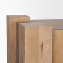 Beth Light Brown Wood w 3 Doors Sideboard - Default Title
