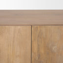 Beth Light Brown Wood w 3 Doors Sideboard - Default Title