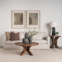 Kilian Short Brown-Gray Double Ear Vase - Default Title