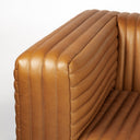 Ricciardo Cognac Leather Three Seater Sofa 825L x 385W x 265H - Default Title