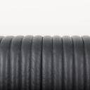 Ricciardo Black Leather Wrapped Three Seater Sofa 825L x 385W x 265H - Default Title
