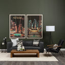 Ricciardo Black Leather Wrapped Three Seater Sofa 825L x 385W x 265H - Default Title