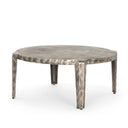 Randy Silver Nickel Cast Aluminum Metal Coffee Table - Default Title