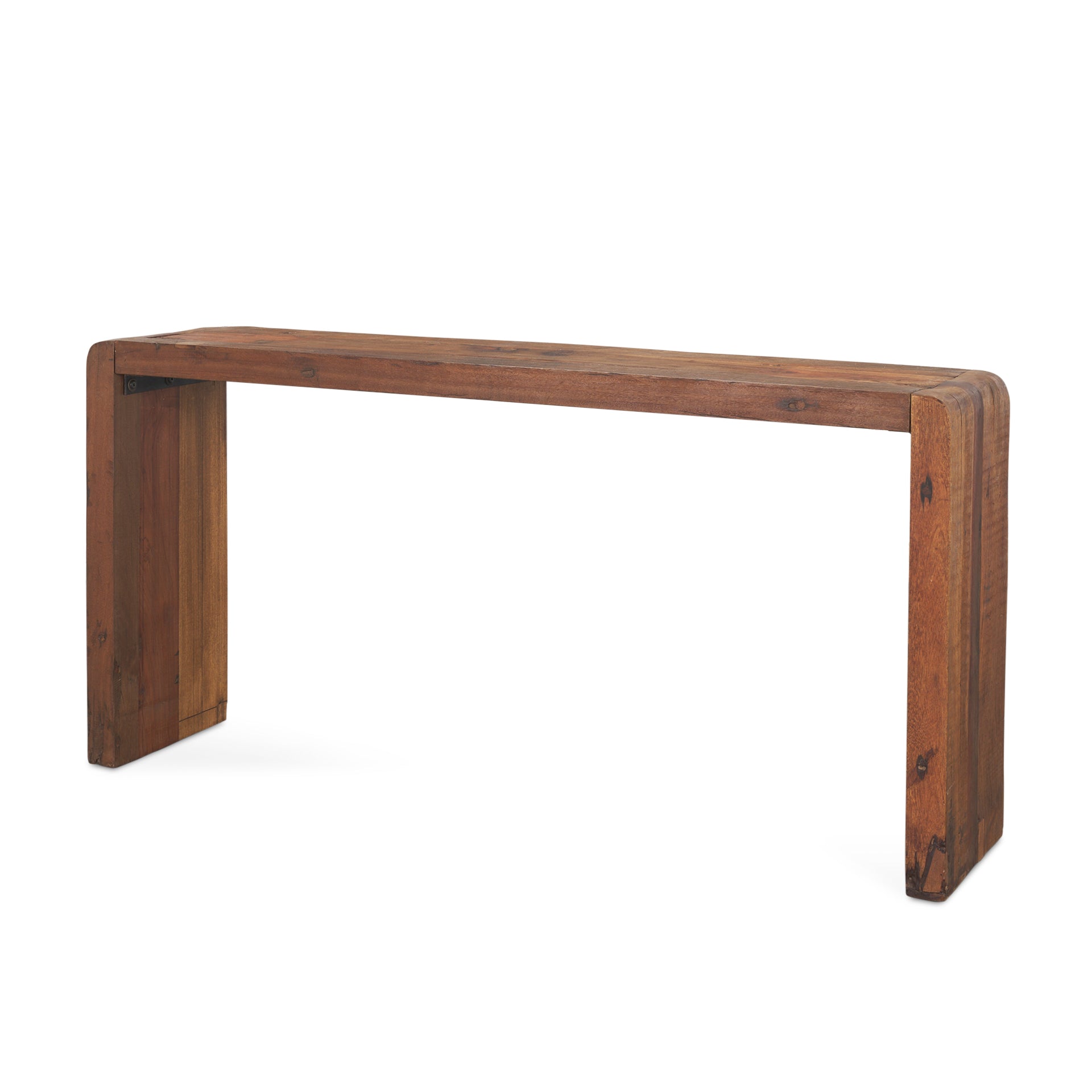 Dolven Rustic Brown Reclaimed Wood Console Table – Maple and Main