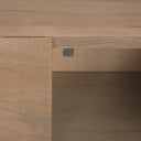 Darwin Light Brown Wooden 4 Door w 2 Shelves Sideboard - Default Title