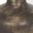 Daya Short Antiqued Gold Metal Vase - Default Title