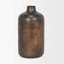 Daya Tall Antiqued Gold Metal Vase - Default Title