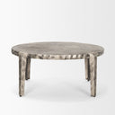 Randy Silver Nickel Cast Aluminum Metal Coffee Table - Default Title