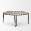Randy Silver Nickel Cast Aluminum Metal Coffee Table - Default Title