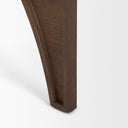 Laraya Medium Brown Wood w Arches End Table - Default Title