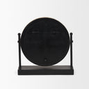 Raja Matte Black Metal w Wood Table Clock - Default Title