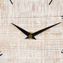 Raja Matte Black Metal w Wood Table Clock - Default Title