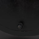 Raja Matte Black Metal w Wood Table Clock - Default Title