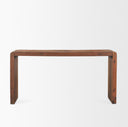 Estelle Rustic Brown Reclaimed Wood Console Table - Default Title
