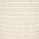Sakaye Beige w Cream Stitched Patterned Pouf - Default Title