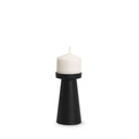 Quadir Short Matte Black Metal Candle Holder - Default Title
