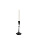 Qwin Matte Black Cast Aluminum Short Candle Holder - Default Title