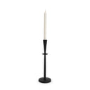 Qwin Matte Black Cast Aluminum Tall Candle Holder - Default Title